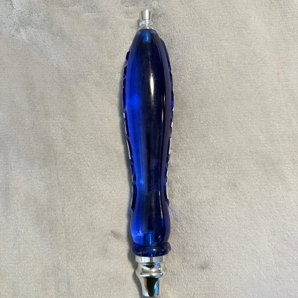Vintage Bud Light Blue Acrylic Beer Tap Handle Draft Beer Keg Bar Man Cave 11.5